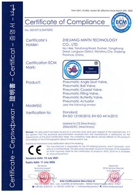 CE Certificación