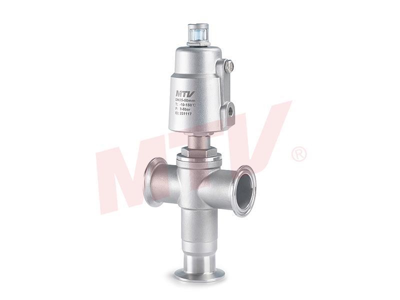 Válvula colectora neumática de triple abrazadera serie 312
