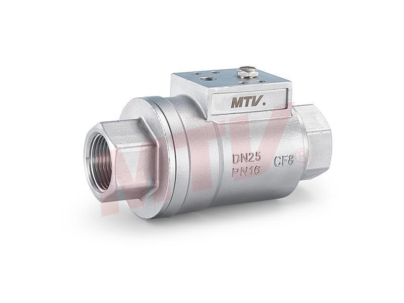 Válvula coaxial roscada neumática serie 601